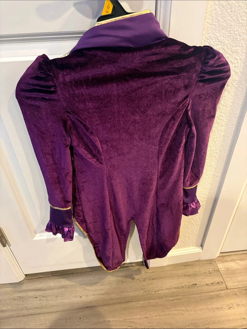 Willy Wonka Candy Inventor Girls Costume vest - Purple